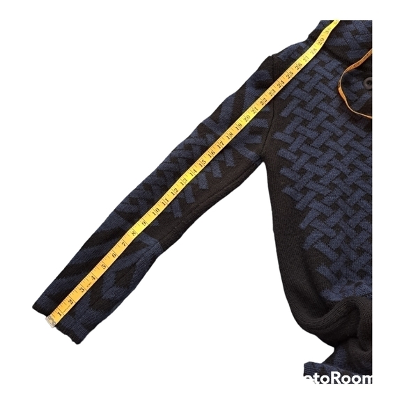 Cocogio long knit cardigan, sweater Alpaga and wool. Made in Italy Size L - Picture 10 of 13